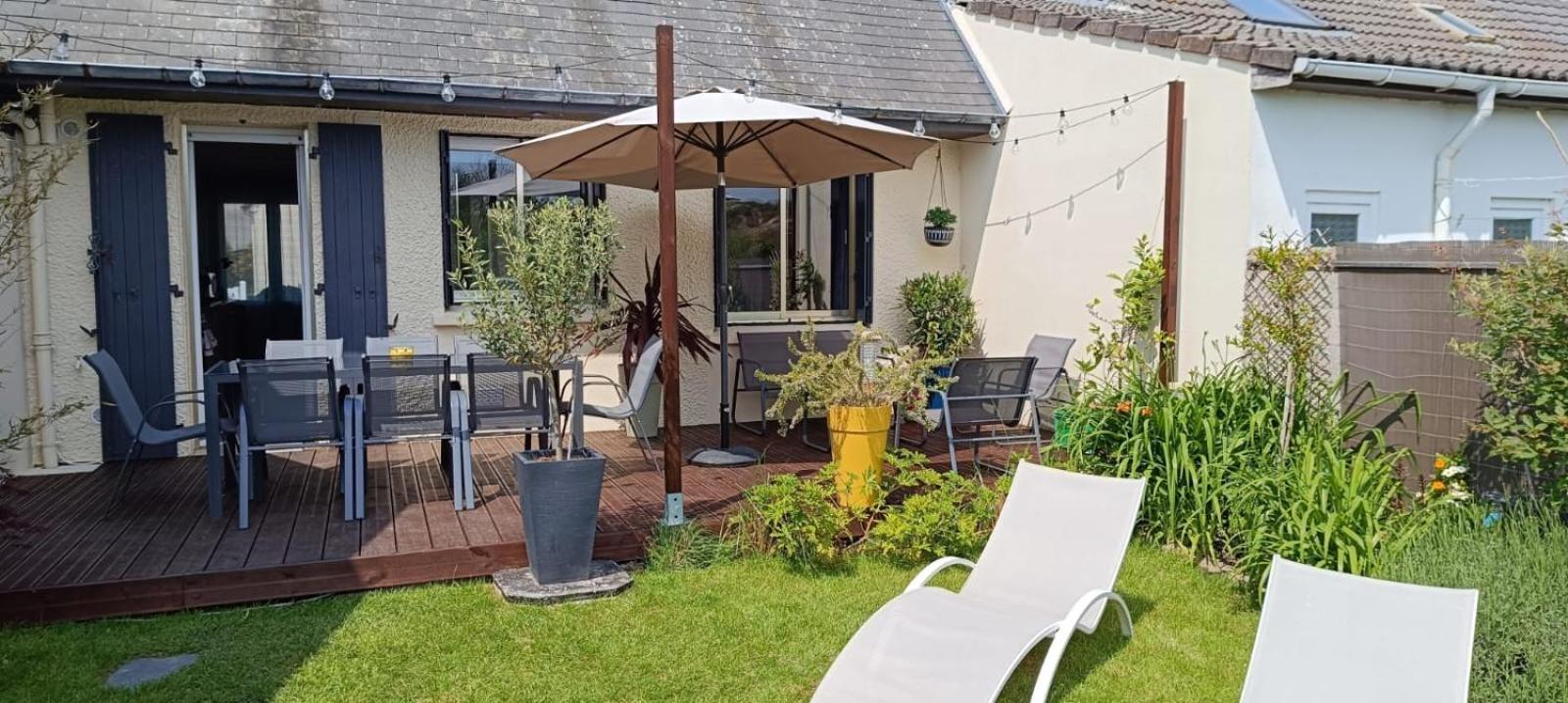Cottage Proche Du Bord De Mer Et Au Coeur Des Dunes Merlimont-Plage Exterior foto